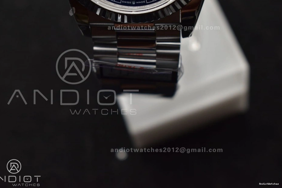 vr3255 DayDate SS V5 Blue Bracelet 36 Best Edition on (Gain Steel 904L Dial President Weight) QF Packable 672 1211